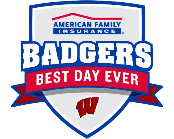 American Family Insurance UW-Badgers Best Day Ever sweeps logo